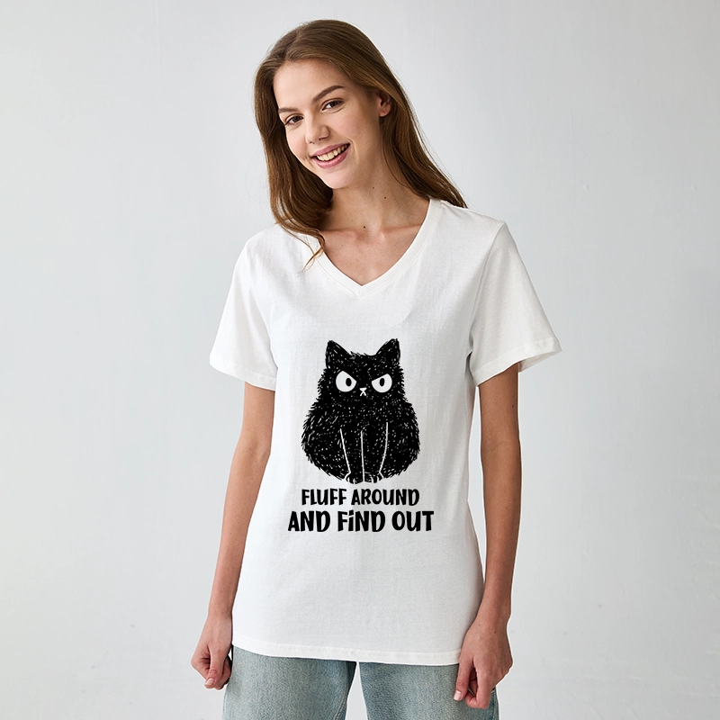 Tokyo-Tiger Consequences Of Fooling Around V-Neck Classic T-Shirt