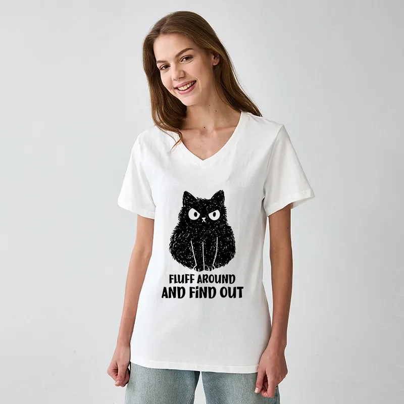 Tokyo-Tiger Consequences Of Fooling Around V-Neck Classic T-Shirt