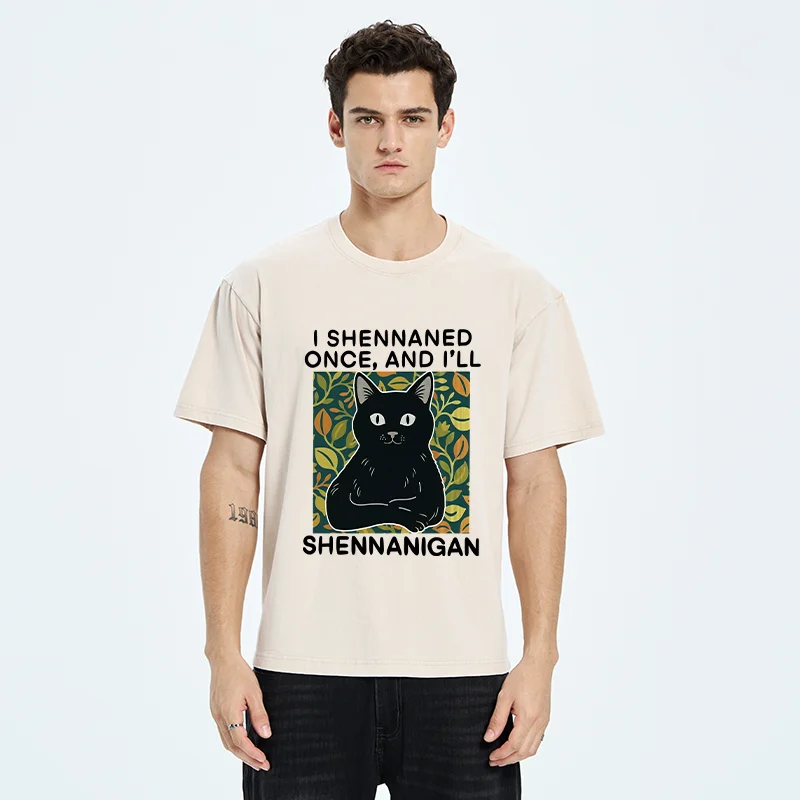 Tokyo-Tiger The Lying Cat Washed T-Shirt
