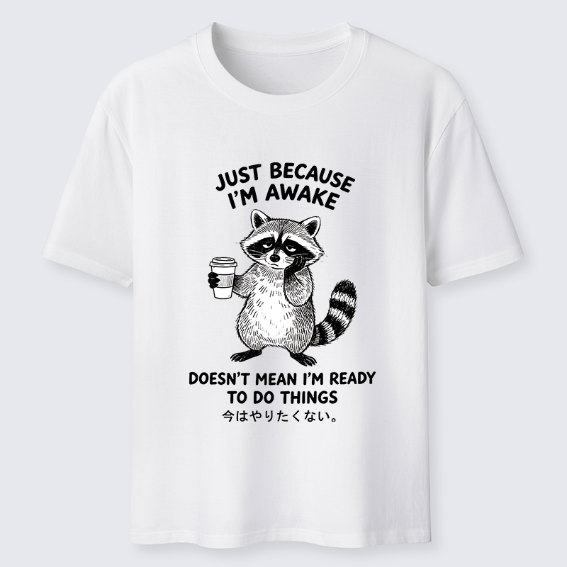 Tokyo-Tiger Tired Raccoon Coffee Classic T-Shirt