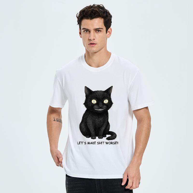 Tokyo-Tiger Mischief Black Cat Meme Classic T-Shirt