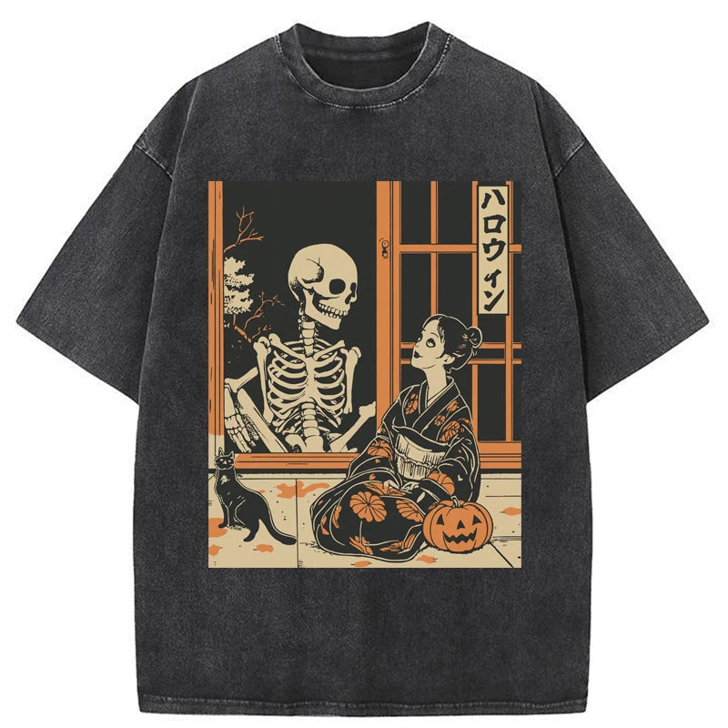 Tokyo-Tiger Love At First Sight Washed T-Shirt