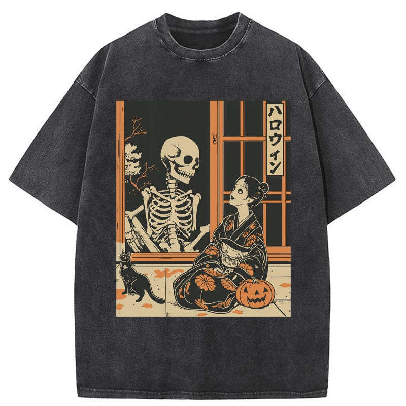 Tokyo-Tiger Love At First Sight Washed T-Shirt