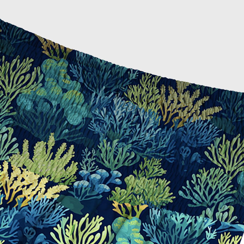Tokyo-Tiger Underwater Coral Reef Maxi Skirt