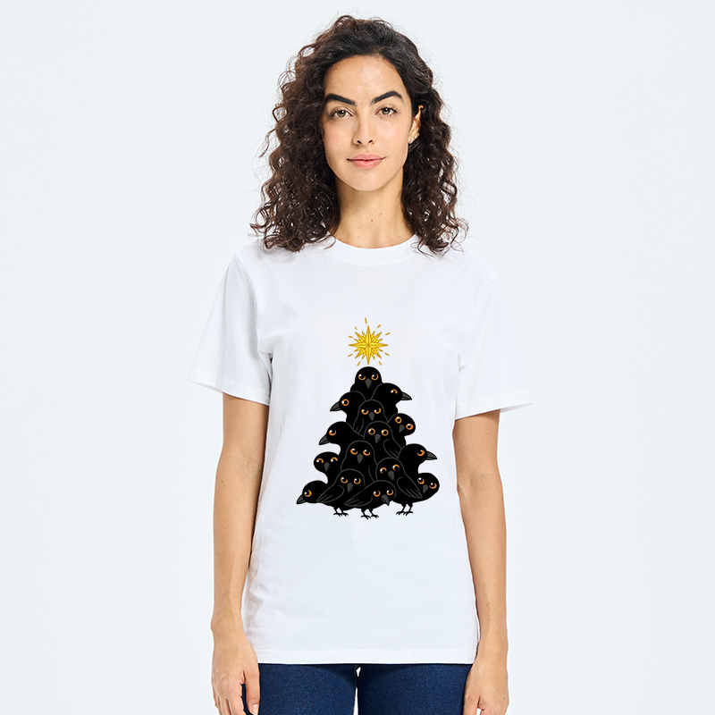 Tokyo-Tiger Crow Christmas Tree Classic T-Shirt