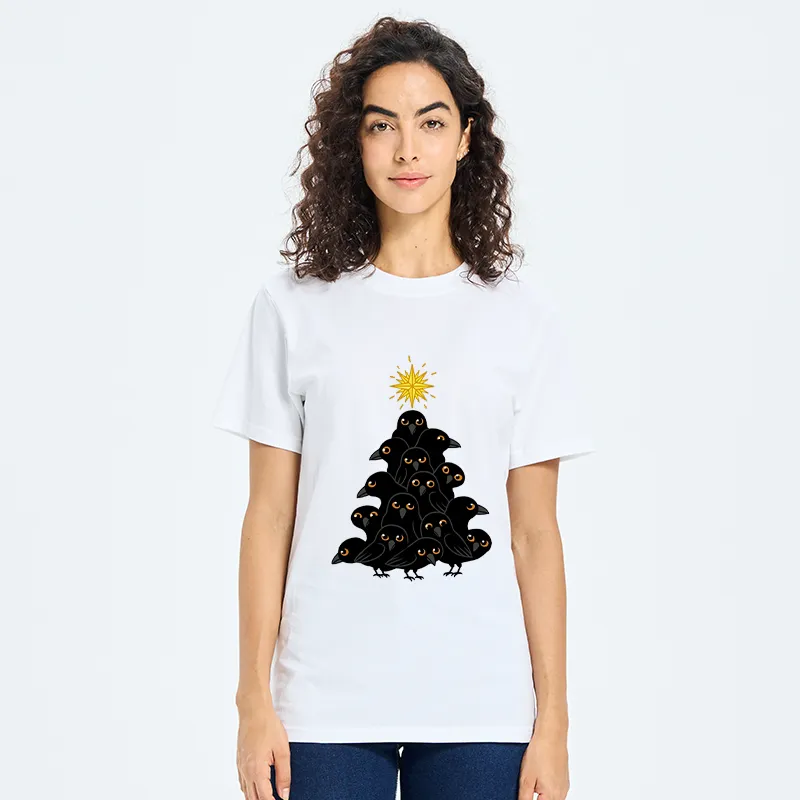 Tokyo-Tiger Crow Christmas Tree Classic T-Shirt