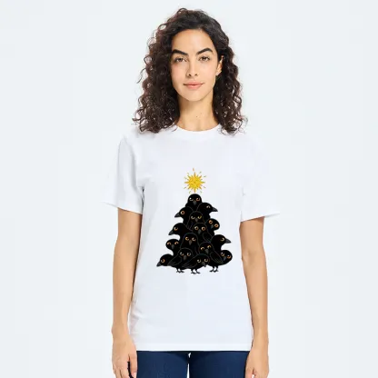 Tokyo-Tiger Crow Christmas Tree Classic T-Shirt