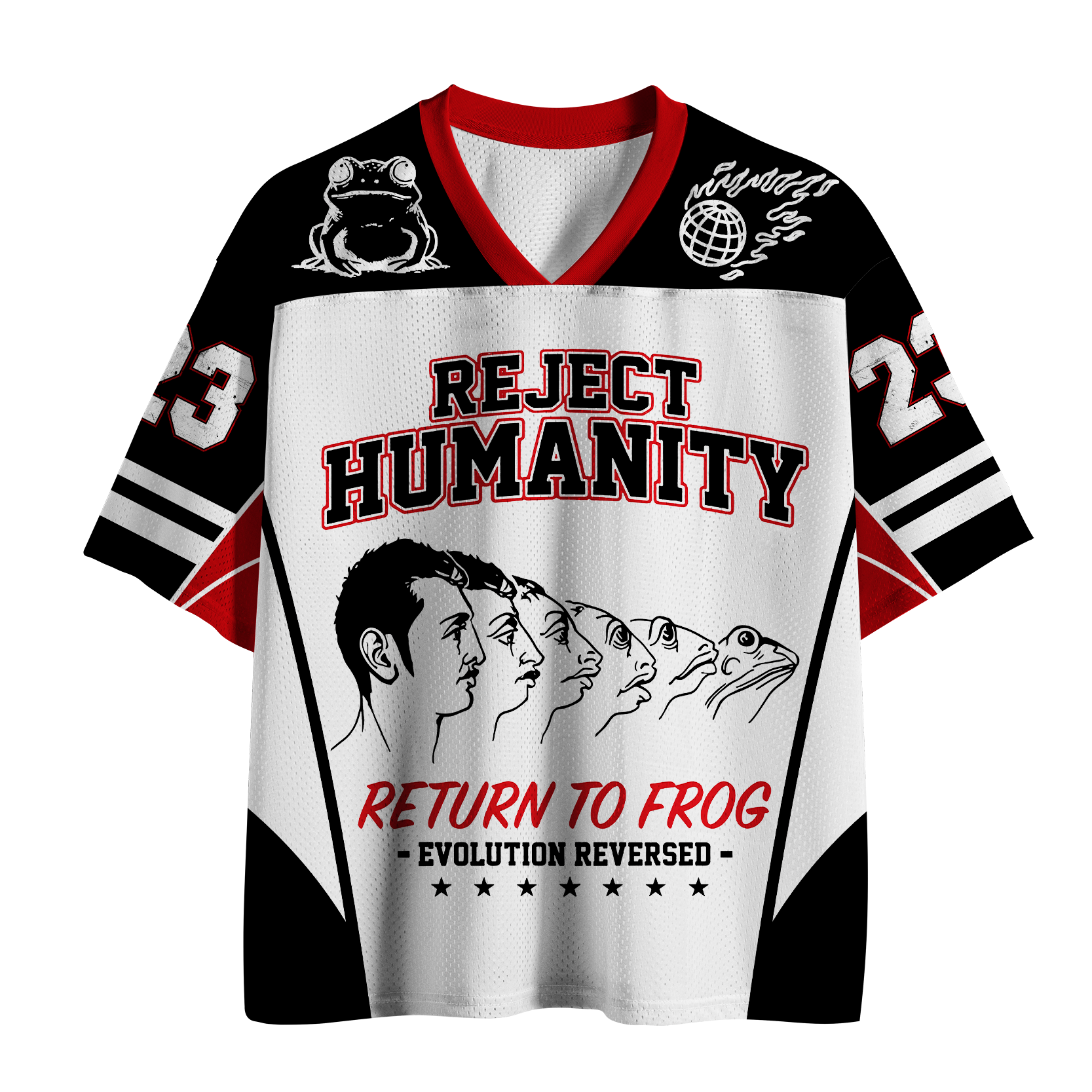 Tokyo-Tiger Reject Humanity Mesh Jersey
