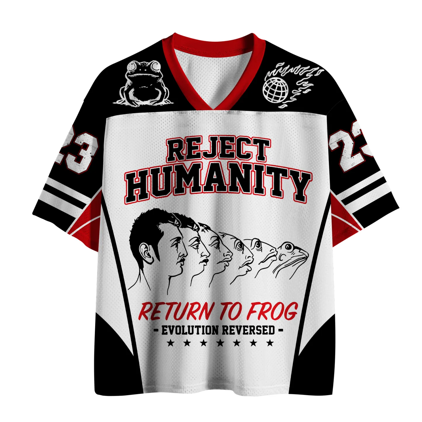 Tokyo-Tiger Reject Humanity Mesh Jersey