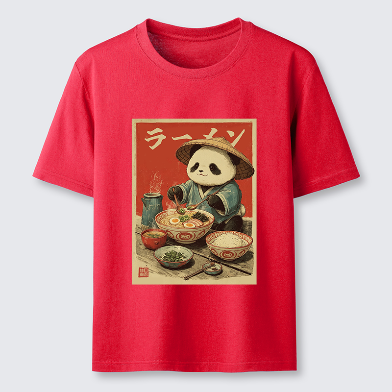 Tokyo-Tiger Panda Enjoying Ramen Classic T-Shirt