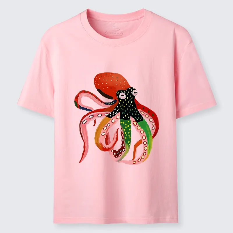 Tokyo-Tiger Colorful Octopus Art Classic T-Shirt