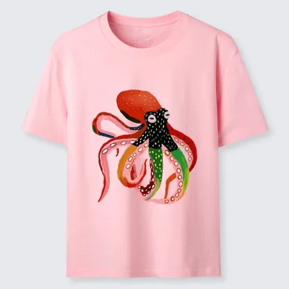 Tokyo-Tiger Colorful Octopus Art Classic T-Shirt