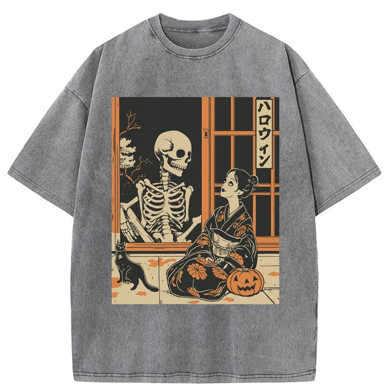 Tokyo-Tiger Love At First Sight Washed T-Shirt