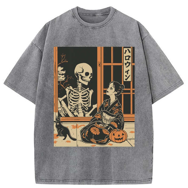 Tokyo-Tiger Love At First Sight Washed T-Shirt