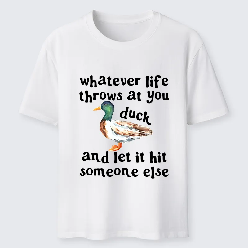 Tokyo-Tiger Funny Duck Life Trouble Meme Classic T-Shirt