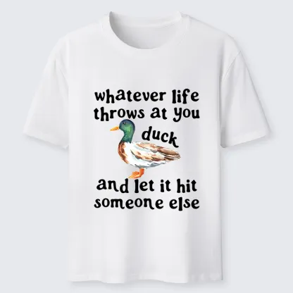 Tokyo-Tiger Funny Duck Life Trouble Meme Classic T-Shirt