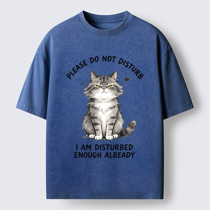 Tokyo-Tiger Funny Cute Little Cat Meme Washed T-Shirt