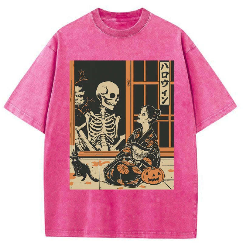 Tokyo-Tiger Love At First Sight Washed T-Shirt