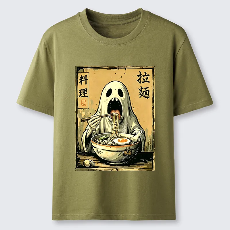 Tokyo-Tiger Ghost Ramen Meme Classic T-Shirt