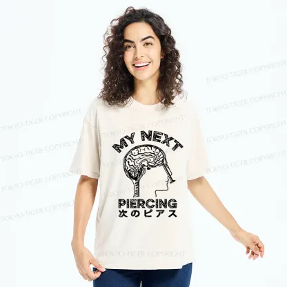 Tokyo-Tiger Next Piercing Surgery Washed T-Shirt