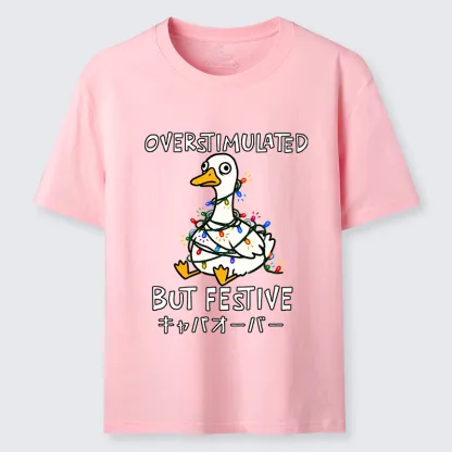 Tokyo-Tiger Funny Excited Christmas Goose Classic T-Shirt
