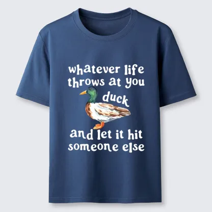 Tokyo-Tiger Funny Duck Life Trouble Meme Classic T-Shirt