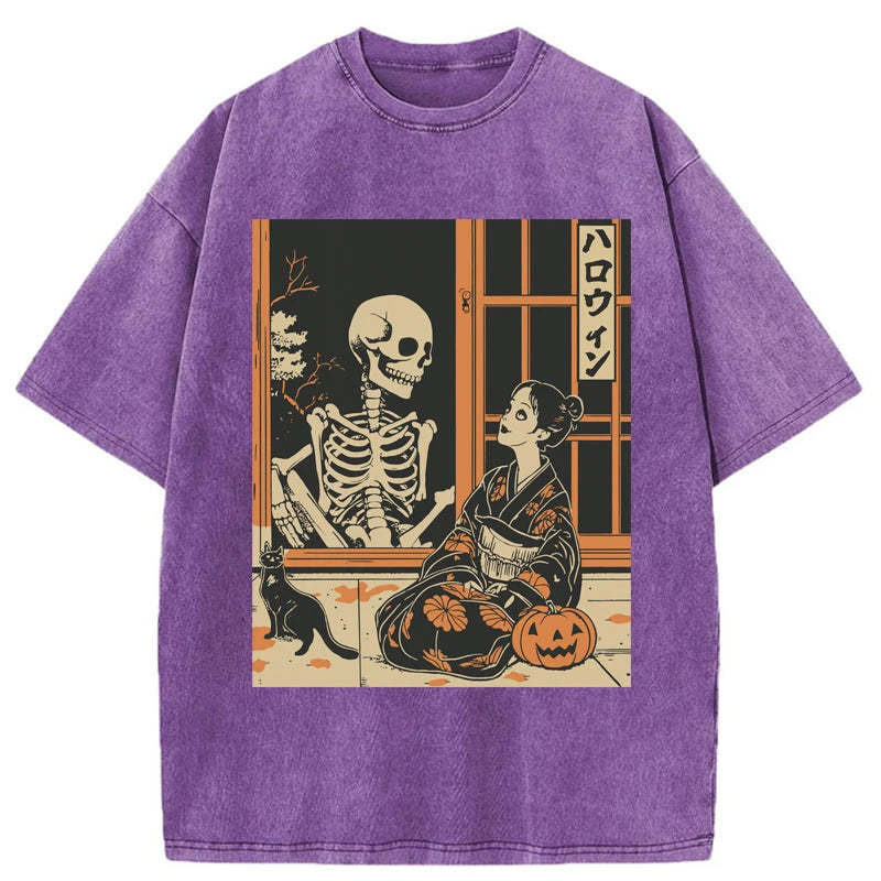 Tokyo-Tiger Love At First Sight Washed T-Shirt