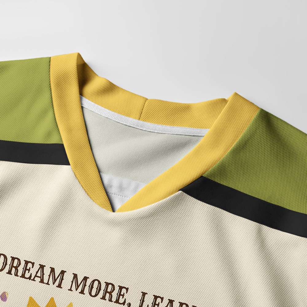 Tokyo-Tiger Vintage Sunflower Inspirational Quot Long-Sleeve Hockey Jersey