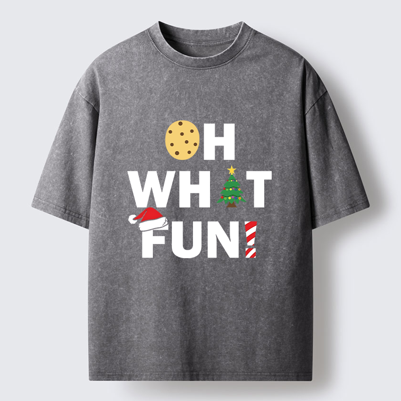 Tokyo-Tiger Christmas Funny Season Vibe Washed T-Shirt