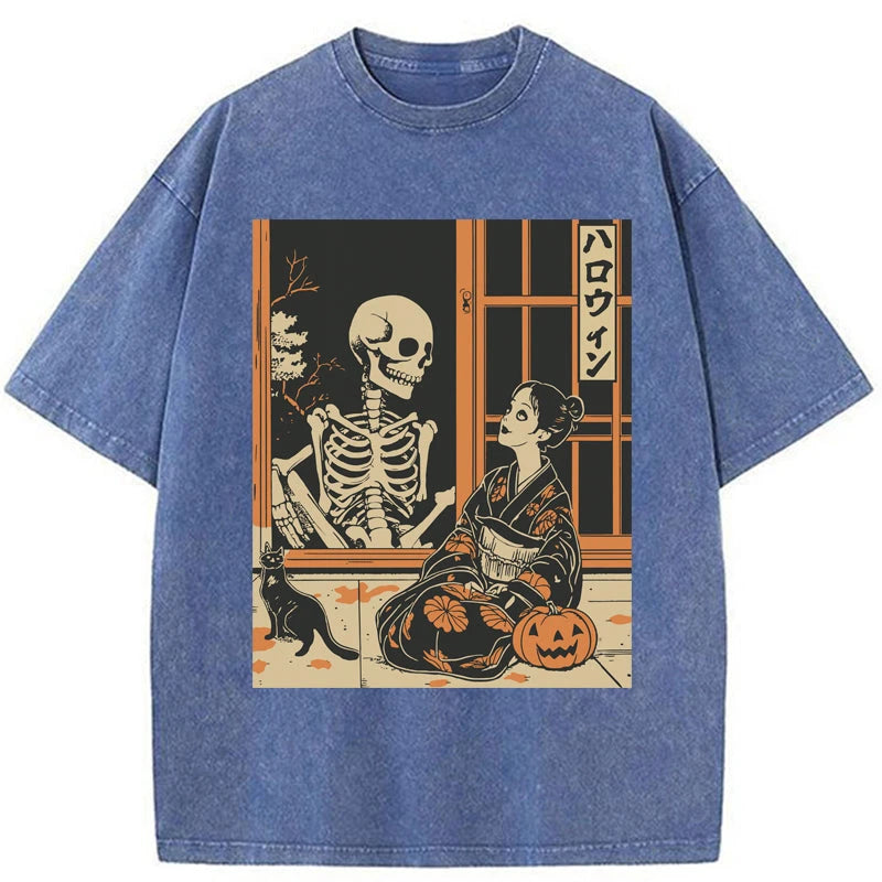 Tokyo-Tiger Love At First Sight Washed T-Shirt