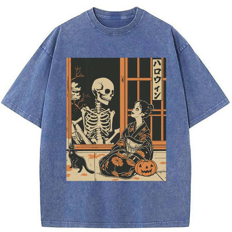 Tokyo-Tiger Love At First Sight Washed T-Shirt