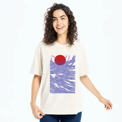 Tokyo-Tiger Branches And The Sun Washed T-Shirt