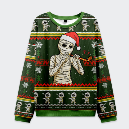 Unique Mummy Funny Holiday Christmas Ugly Sweatshirt