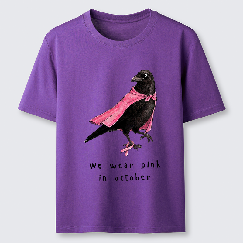 Tokyo-Tiger Pink Ribbon Raven Breast Cancer Awareness Classic T-Shirt