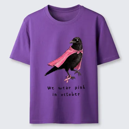 Tokyo-Tiger Pink Ribbon Raven Breast Cancer Awareness Classic T-Shirt