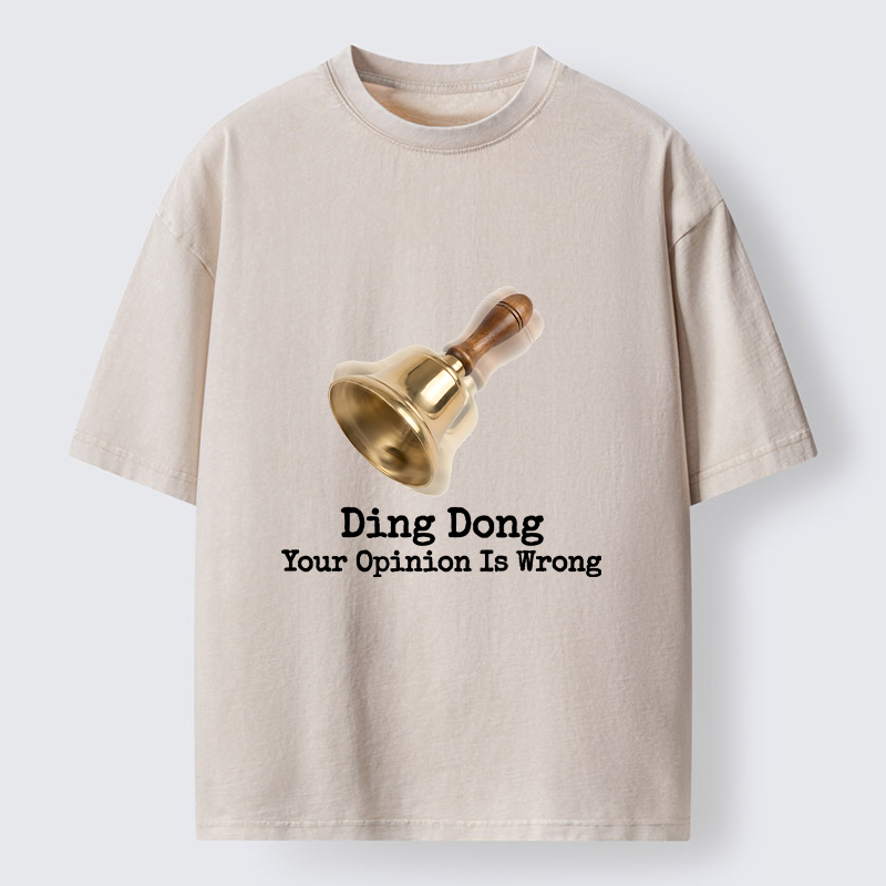 Tokyo-Tiger Funny Bell Quote Art Washed T-Shirt