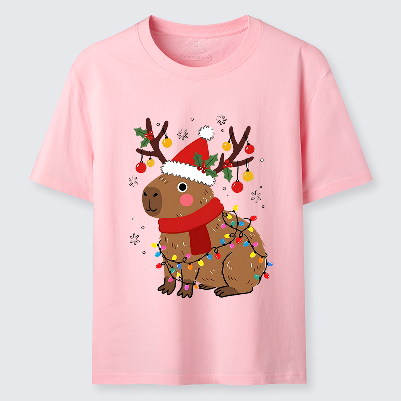 Tokyo-Tiger Cute Christmas Capybara Classic T-Shirt