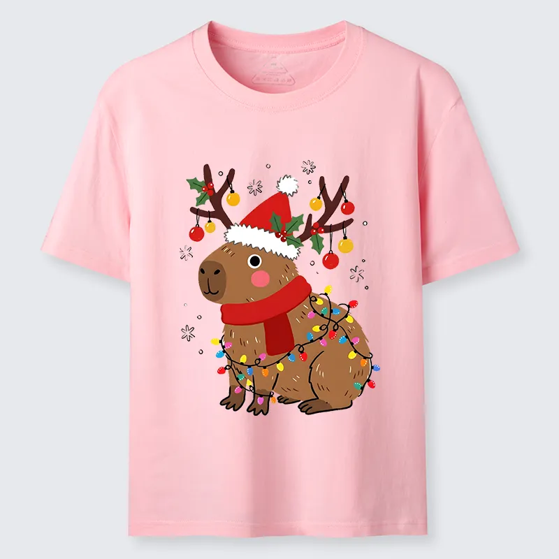Tokyo-Tiger Cute Christmas Capybara Classic T-Shirt