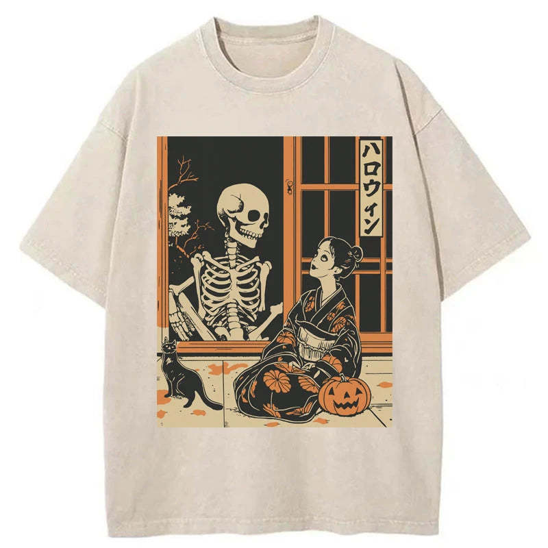 Tokyo-Tiger Love At First Sight Washed T-Shirt