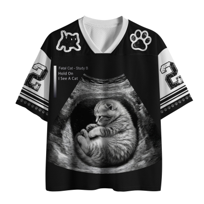 Tokyo-Tiger Hold On I See A Cat Mesh Jersey