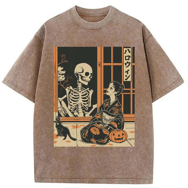 Tokyo-Tiger Love At First Sight Washed T-Shirt