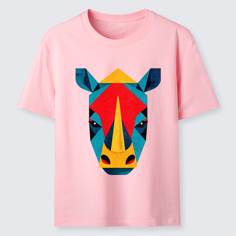 Tokyo-Tiger Geometric Rhino Art Classic T-Shirt