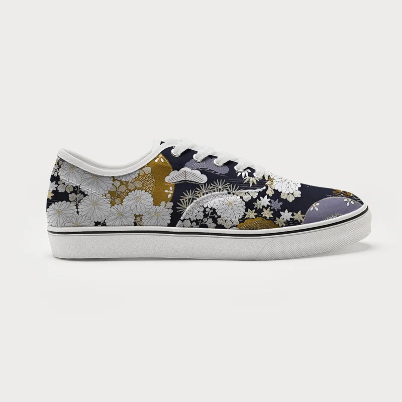Tokyo-Tiger Japanese Floral Collection Canvas Shoes