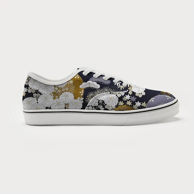 Tokyo-Tiger Japanese Floral Collection Canvas Shoes