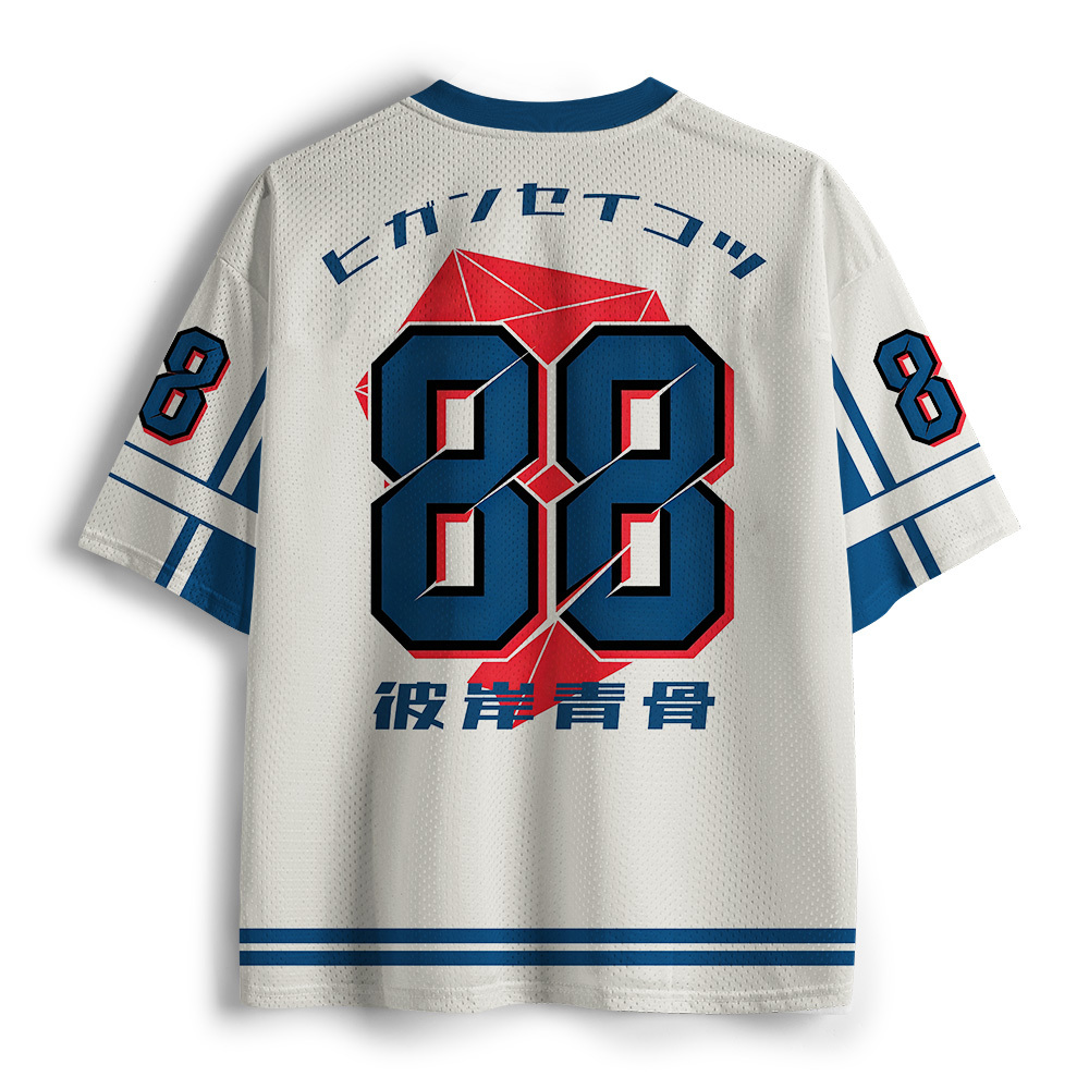 Tokyo-Tiger Equinox Flower Skull Mesh Jersey
