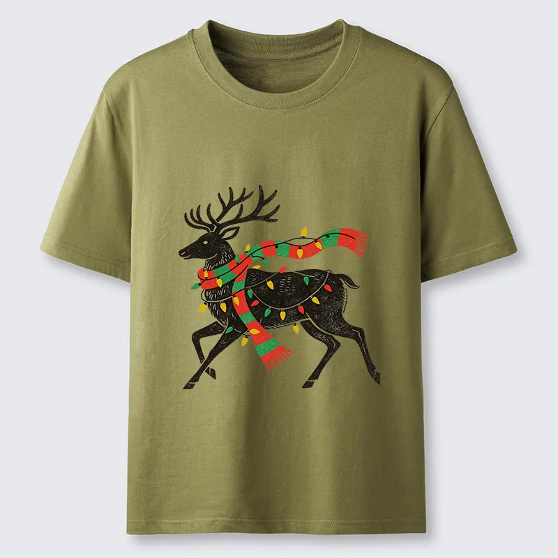 Tokyo-Tiger Christmas Light Reindeer Classic T-Shirt