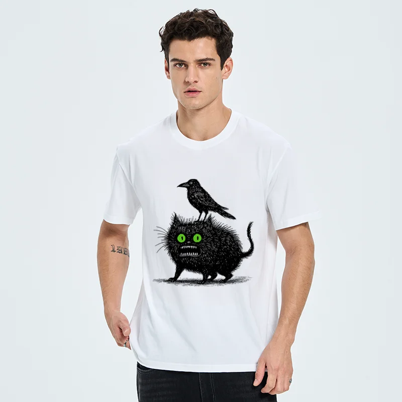 Tokyo-Tiger Crow And Black Cat Classic T-Shirt