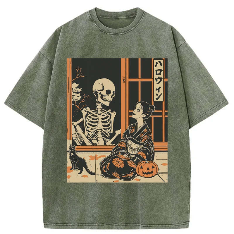 Tokyo-Tiger Love At First Sight Washed T-Shirt Sale