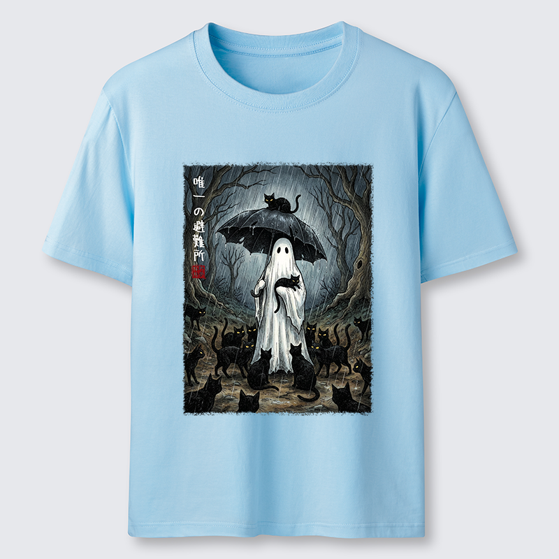 Tokyo-Tiger Ghost Cat Shelter Classic T-Shirt