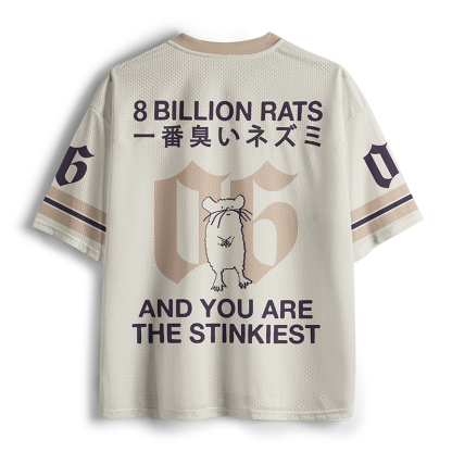 Tokyo-Tiger World's Stinkiest Rat Mesh Jersey